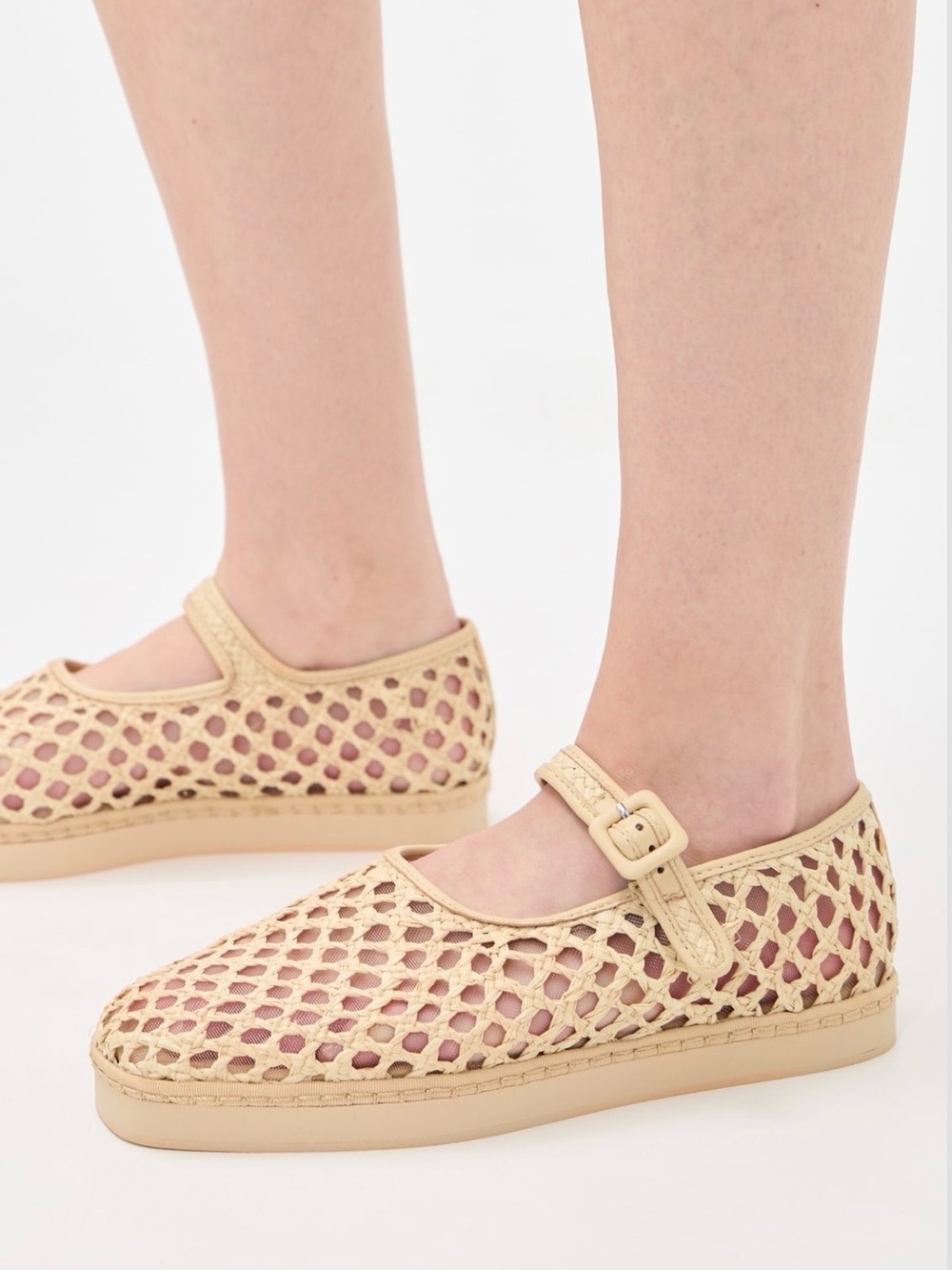 NEW in box! Loeffler Randall Rita Mary Jane Flats, Size 9.5